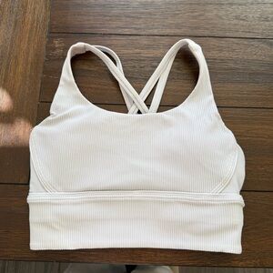 Lululemon align white ribbed bra